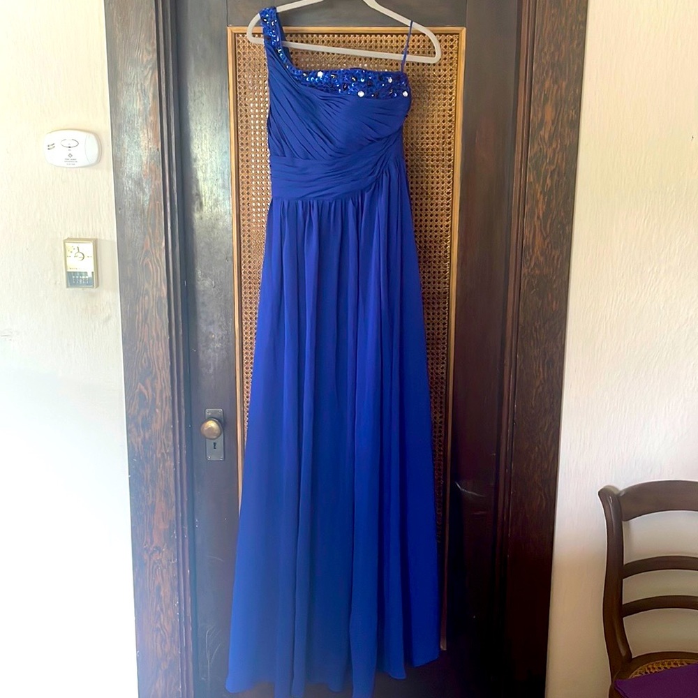 Royal blue formal dress